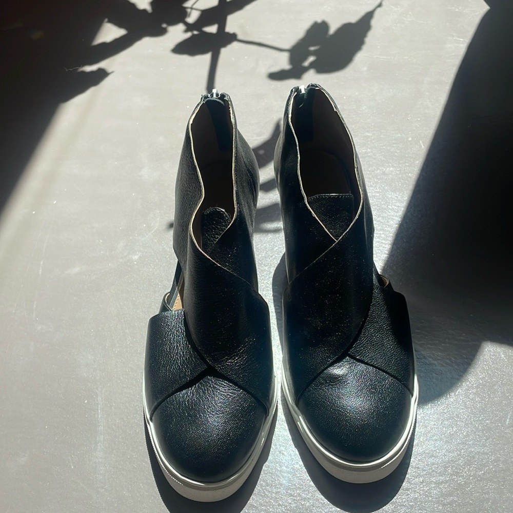 LINEA Paolo Shoes Wedge Leather Sneaker